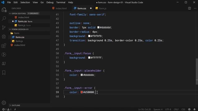 Styling HTML Forms With CSS - Web Design/UX Tutorial смотреть онлайн