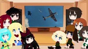 Girls und Panzer and GATE react to random videos | Gacha Club Reaction Part 13