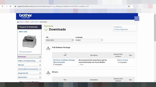 Brother MFC-7240 Driver Download Windows 11 смотреть онлайн