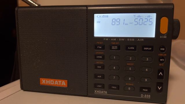 AM DX MW 891 KHz Radio Algerie Internationale Algeria From Malta смотреть онлайн