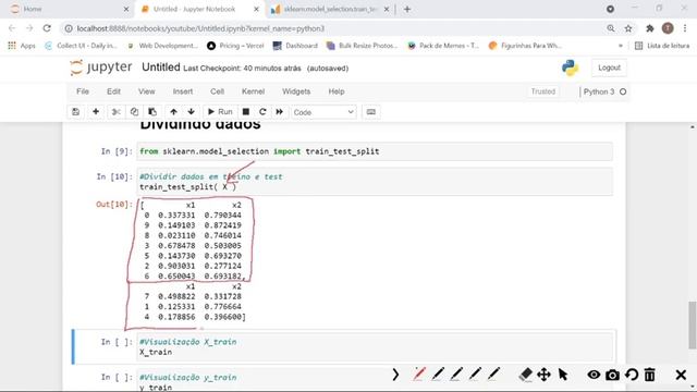 Como dividir dados em conjunto de treino e conjunto de testes - train_test_split - Python смотреть онлайн