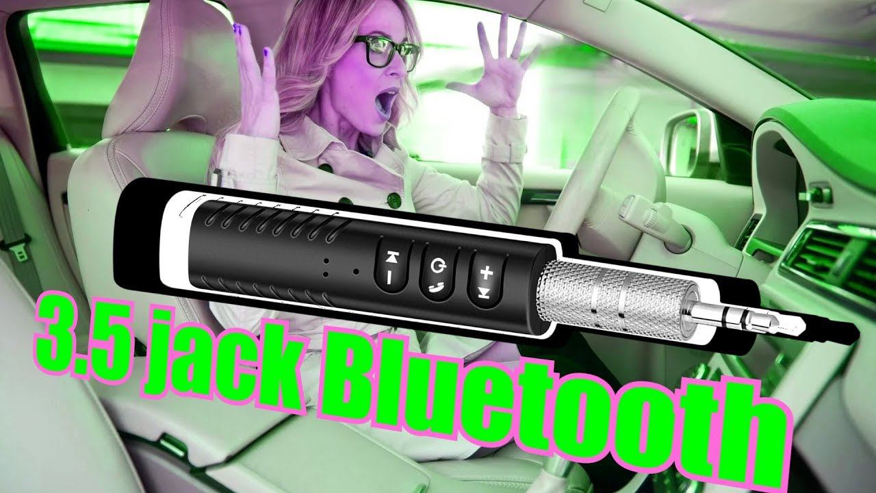 3.5 jack Bluetooth передатчик (джек 3.5 блютуз) обзор, тест. Беспроводной mp3 для авто и наушников смотреть онлайн