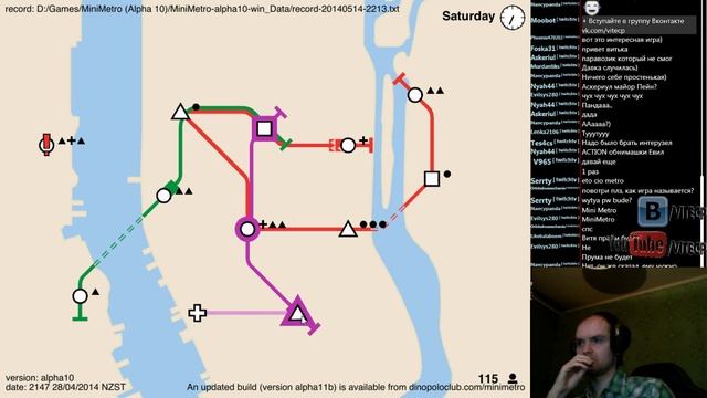 Mini Metro обзор бета версии ► СИМУЛЯТОР МЕТРОСТРОЯ смотреть онлайн