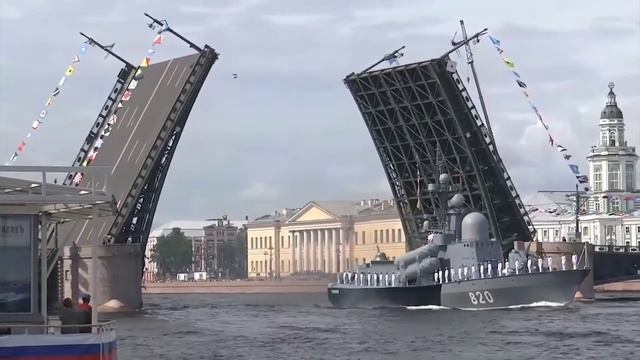 Victory Day Parade Russia Navy Day Military Parade in St. Petersburg 2022 Wth Putin : Full Parede H смотреть онлайн