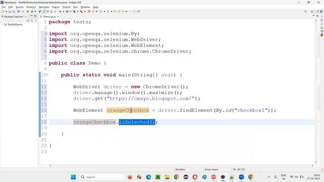 How to check whether a check-box field is in selected or not (Selenium Interview Question #194) смотреть онлайн