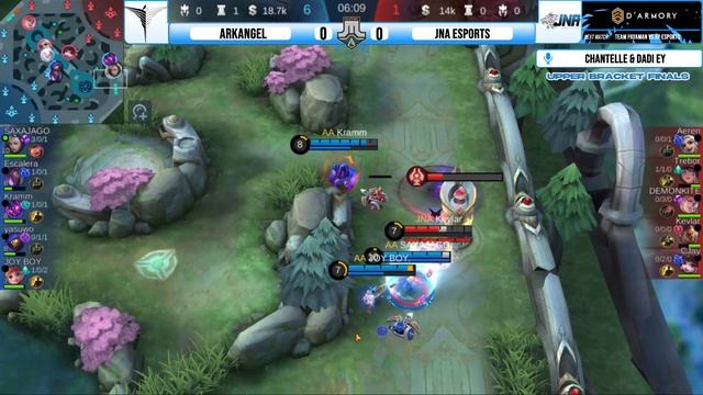 ArkAngel vs JNA Esports UB Finals Game 1 Just ML Challenger's Edition Playoffs (BO3)| Mobile Legend смотреть онлайн