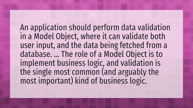 What is data validation in Java? смотреть онлайн