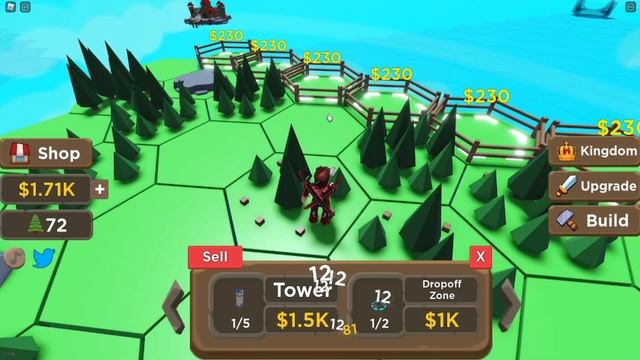 ПОСТРОИЛ СВОЕ КОРОЛЕВСТВО И СТАЛ КОРОЛЕМ В РОБЛОКС ! My Kingdom ROBLOX смотреть онлайн