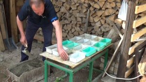 Изготовление тротуарной плитки(брущатки) своими руками.