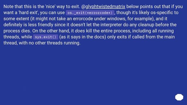 How do I terminate a script? смотреть онлайн