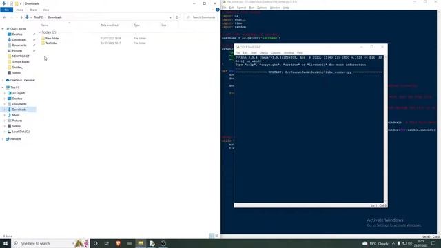Simple File Sorter Written in Python смотреть онлайн