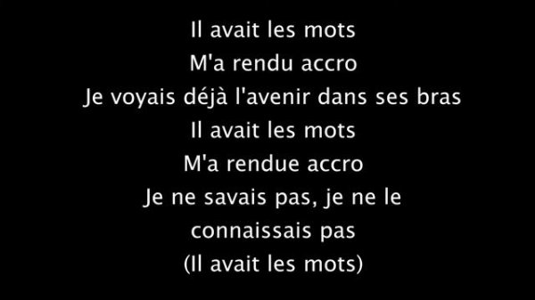 Sheryfa Luna   Il avait les mots lyrics