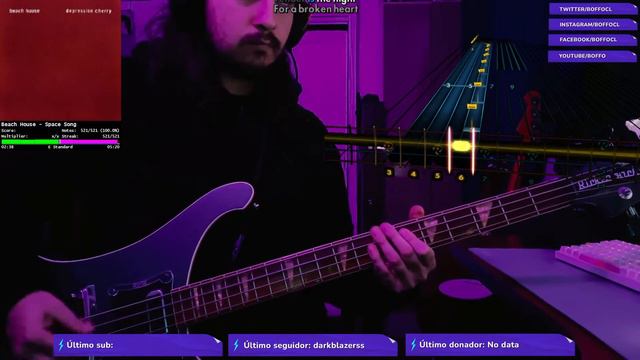 Beach House - Space Song (Bass Cover/Rocksmith) смотреть онлайн