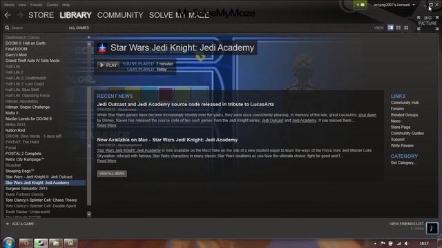 How to get the correction resolution in Star Wars Jedi Knight: Jedi Academy смотреть онлайн