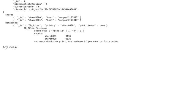 Databases: mongo shard + maxSize смотреть онлайн