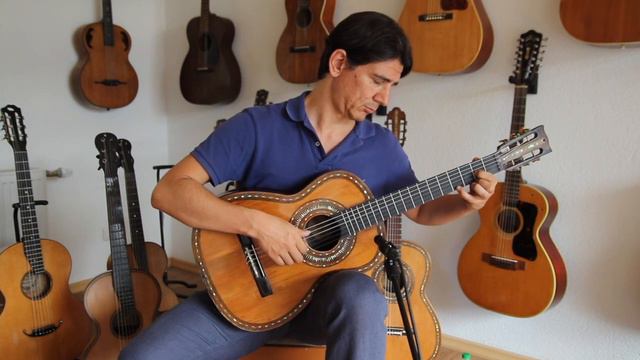 Francisco Pau ~1880 - aesthetically and tonally outstanding guitar in Torres' style смотреть онлайн