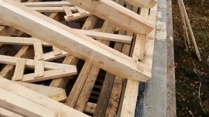 Изготовление кобылки и установка!!! Свес крыши!!! Своими руками!!!
