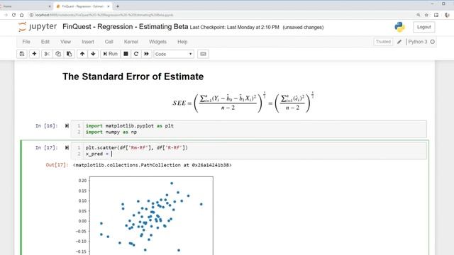 How to interpret the Standard Error of Estimate in Python? смотреть онлайн