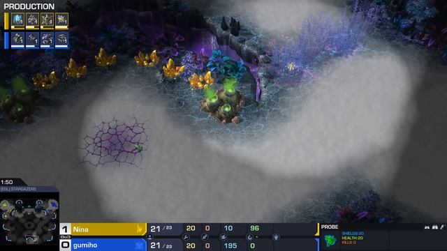 StarCraft 2: CRAZY SERIES - GuMiho's Proxy Battlecruisers! (Best-of-3) смотреть онлайн