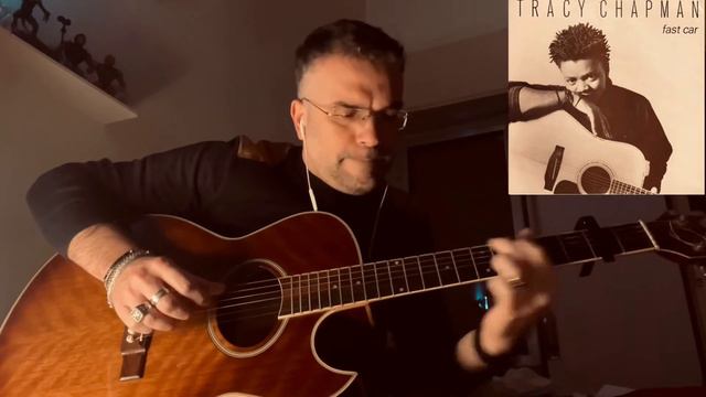 Fast Car - Tracy Chapman GUITAR COVER CHITARRA lesson chords 🎸♥️ смотреть онлайн