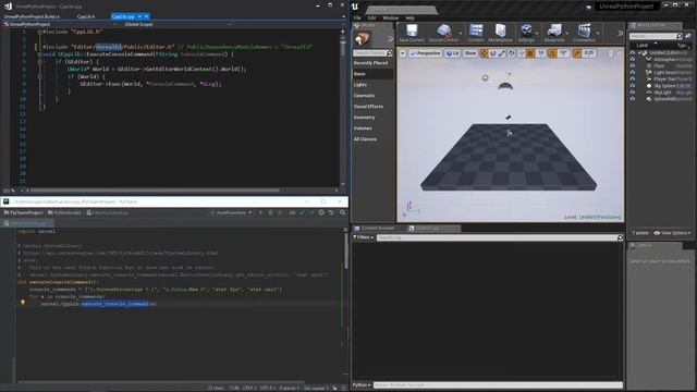 UE 4.21 - Comment Exécuter Une Console Command Dans L'Editor Avec Python Et C++ смотреть онлайн