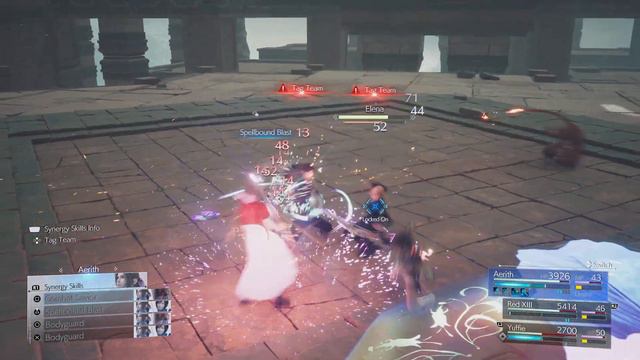 FINAL FANTASY VII REBIRTH Aerith, Yuffie & Red VS Tseng & Elena смотреть онлайн