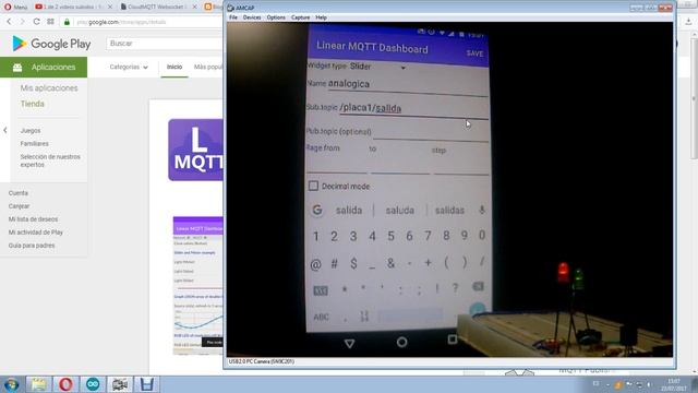 Tutorial #12 ESP8266 (Parte2) - MQTT + CloudMQTT + App de Android LinearMQTT смотреть онлайн
