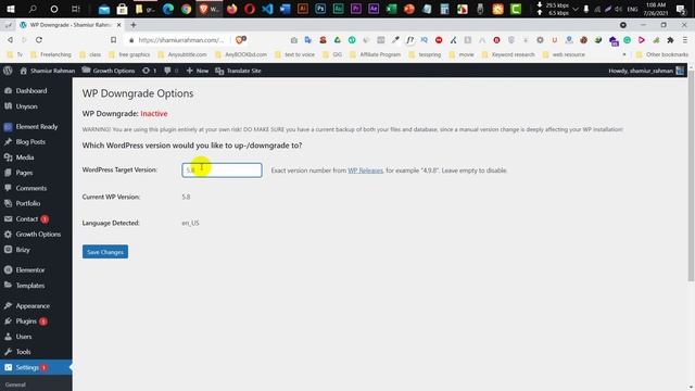 How to downgrade WordPress version | Downgrade WordPress смотреть онлайн