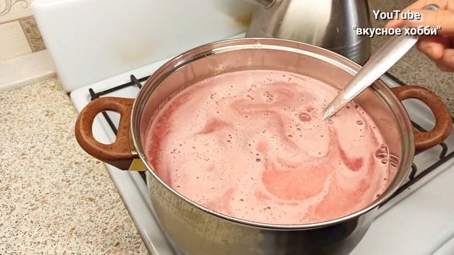 Watermelon paste from ONE ingredient.I cook pasta from unripe berries.Watermelon honey. смотреть онлайн