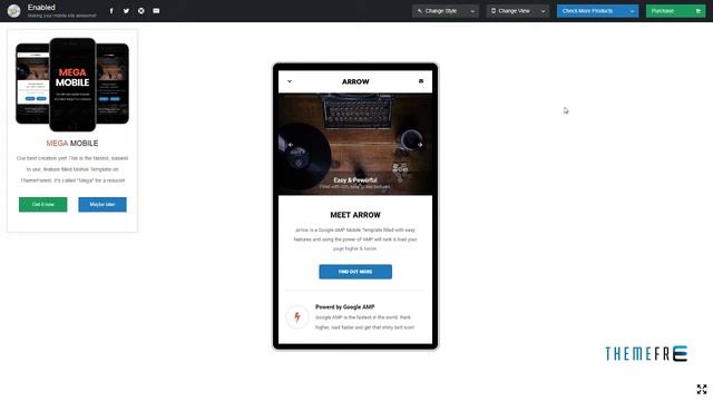 AMP Arrow Mobile Google AMP Template Mike Rolland смотреть онлайн