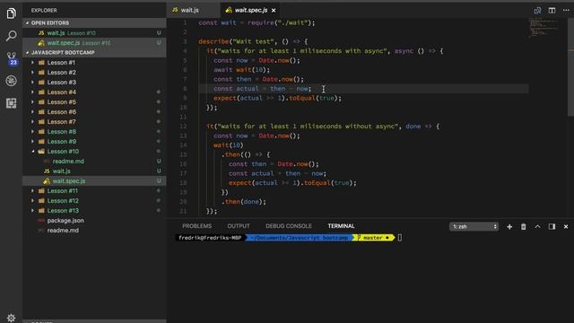 Javascript boot camp - wait for it смотреть онлайн