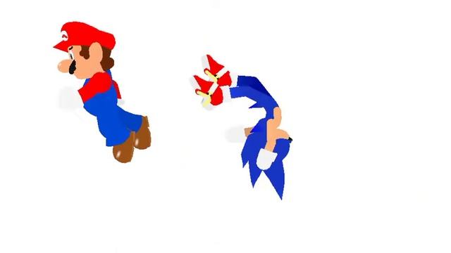 Stick Nodes: Mario vs Sonic смотреть онлайн
