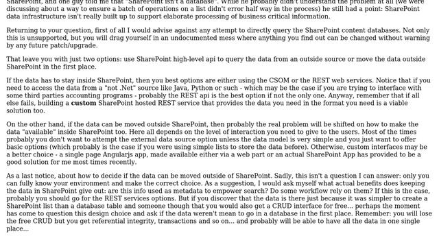 Sharepoint: Converting SharePoint list into SQL (2 Solutions!!) смотреть онлайн