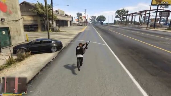 GTA 5 - Перестрелка с полицией