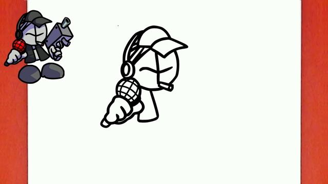 How to draw Deimos Madness Combat | Friday Night Funkin Mods смотреть онлайн
