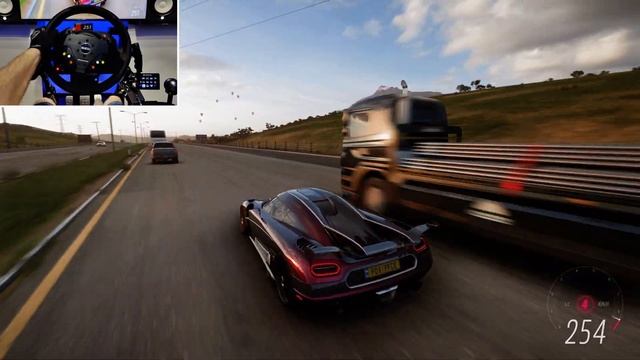 Koenigsegg Agera RS | Forza Horizon 5 | Thrustmaster TS-PC Racer Gameplay смотреть онлайн