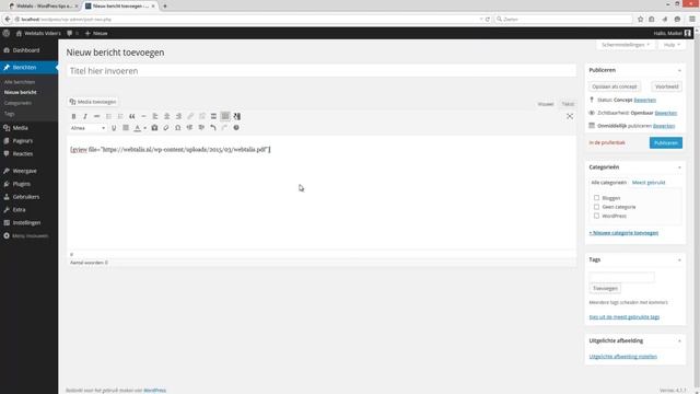 PDF, Word, Excel en andere documenten toevoegen en embedden in WordPress смотреть онлайн