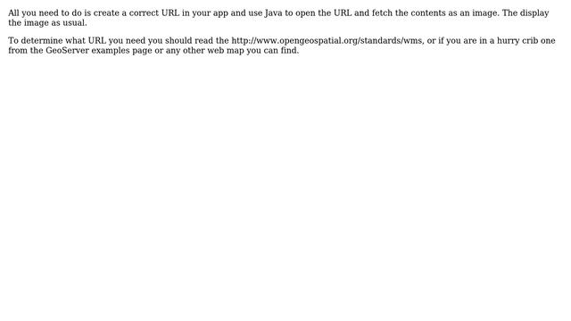 GIS: Displaying a GeoServer Map from a Java Mobile Application (2 Solutions!!) смотреть онлайн