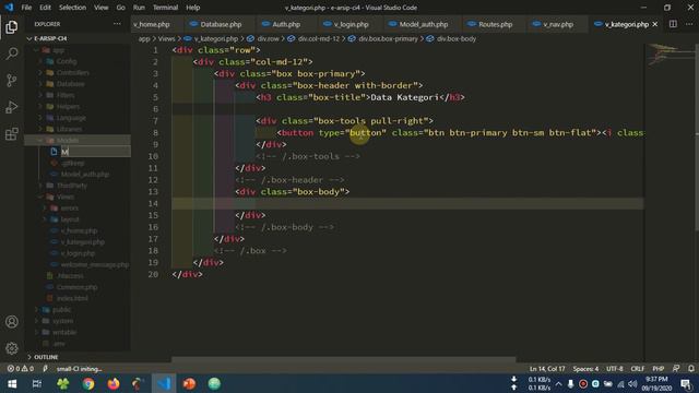 04 E-Arsip Codeigniter 4 - CRUD Kategori Part 1 смотреть онлайн