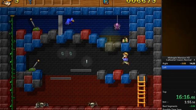 Midnight Mansion HD | Cathedral Towers 32:10 Speed run смотреть онлайн