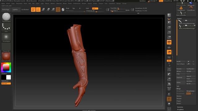 Zbrush 2018 - Finding a place of new PolyGroupIt in my workflow смотреть онлайн