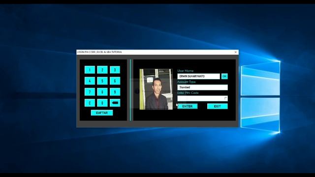 MODERN FORM LOGIN PIN CODE | EXCEL & VBA TUTORIAL смотреть онлайн