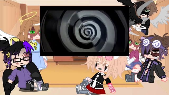 Afton family react to Danganrompa || Deaths and executions || part 1/3 смотреть онлайн