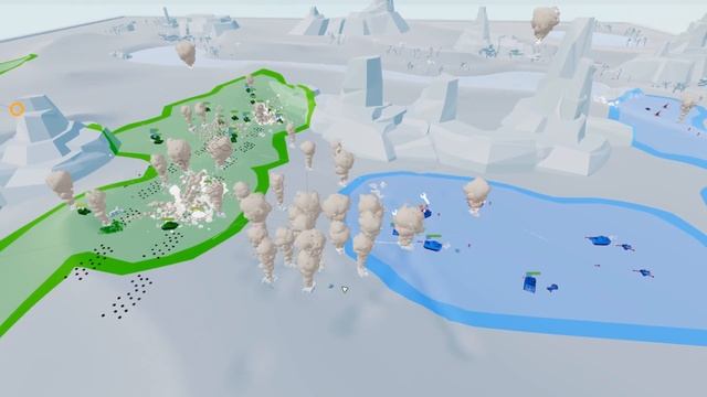 Flying Super Fortress DROPS the NUKE in Total Tank Battle Simulator! смотреть онлайн