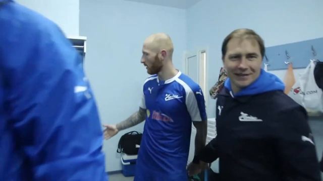 Раздевалка после матча 