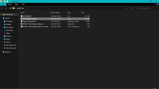 PES 2017 SLEEVE BADGE ENABLER