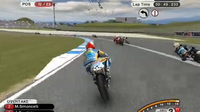 MotoGP 08 250cc - Mattia Pasini (Polaris World Aprilia) - RACE PC Gameplay смотреть онлайн