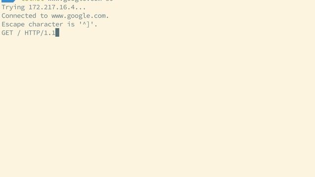 Using telnet to HTTP GET / google смотреть онлайн