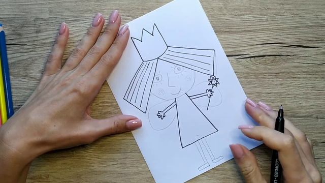 Познавательное рисование для детей с KIDS CLUB ARTY. Видеоурок. Простой рисунок. Принцесса Холли смотреть онлайн