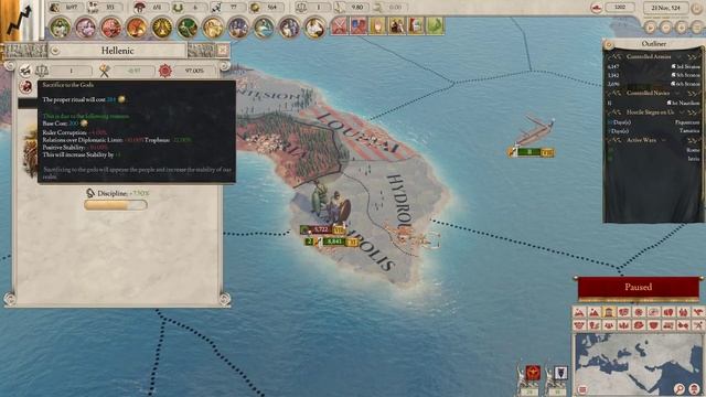 VICTORY AGAINST ROME! - Imperator: Rome - Cretan Chaos - Episode 13